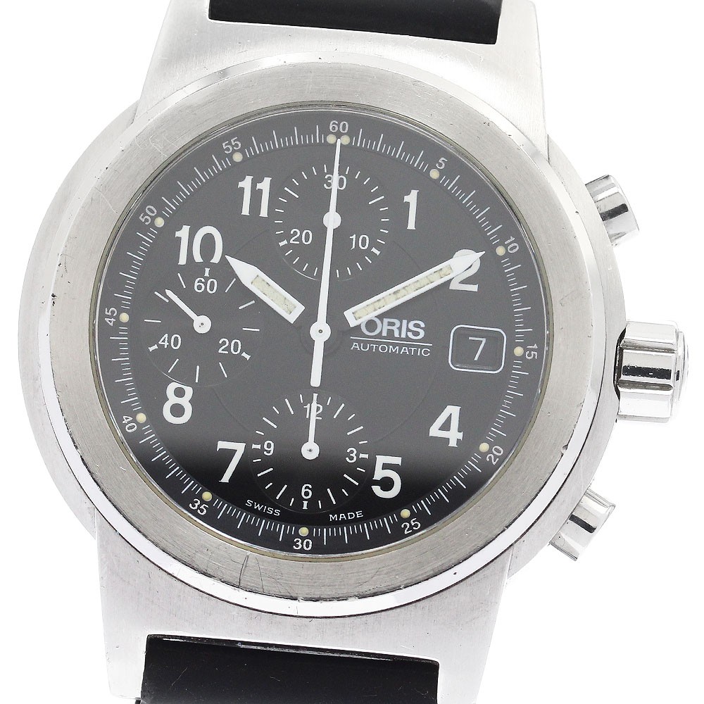 ORIS Big crown 7511 Date Chronograph black Dial Automatic Men’s Watch_922728