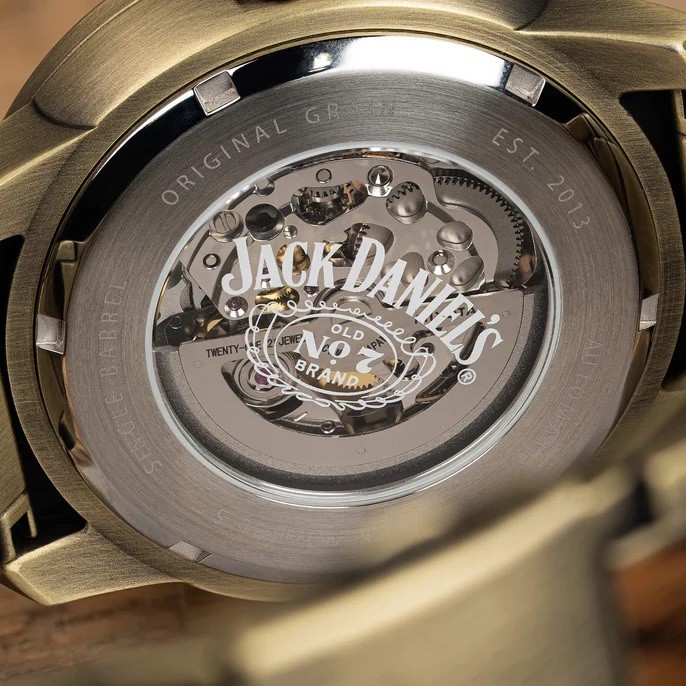 BRAND NEW Original Grain Jack Daniel’s Barrel Proof 46mm Automatic Mens Watch