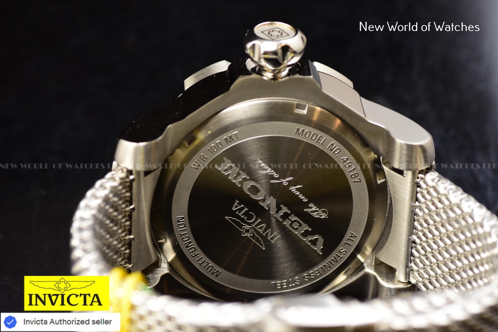 Invicta Men’s Venom Lim Ed Black Dial Chronograph Unique RARE Swiss Watch