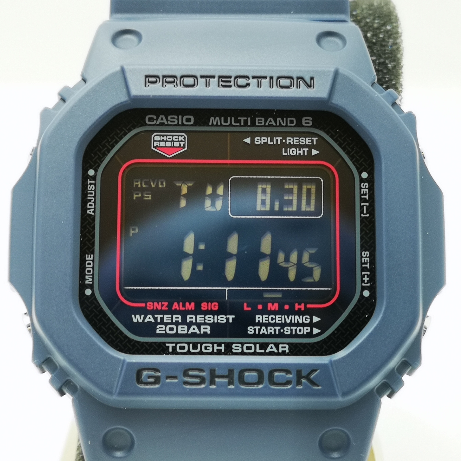 CASIO G-SHOCK GW-M5610U-2JF Black Navy Blue Solar Radio Men’s Watch New in Box