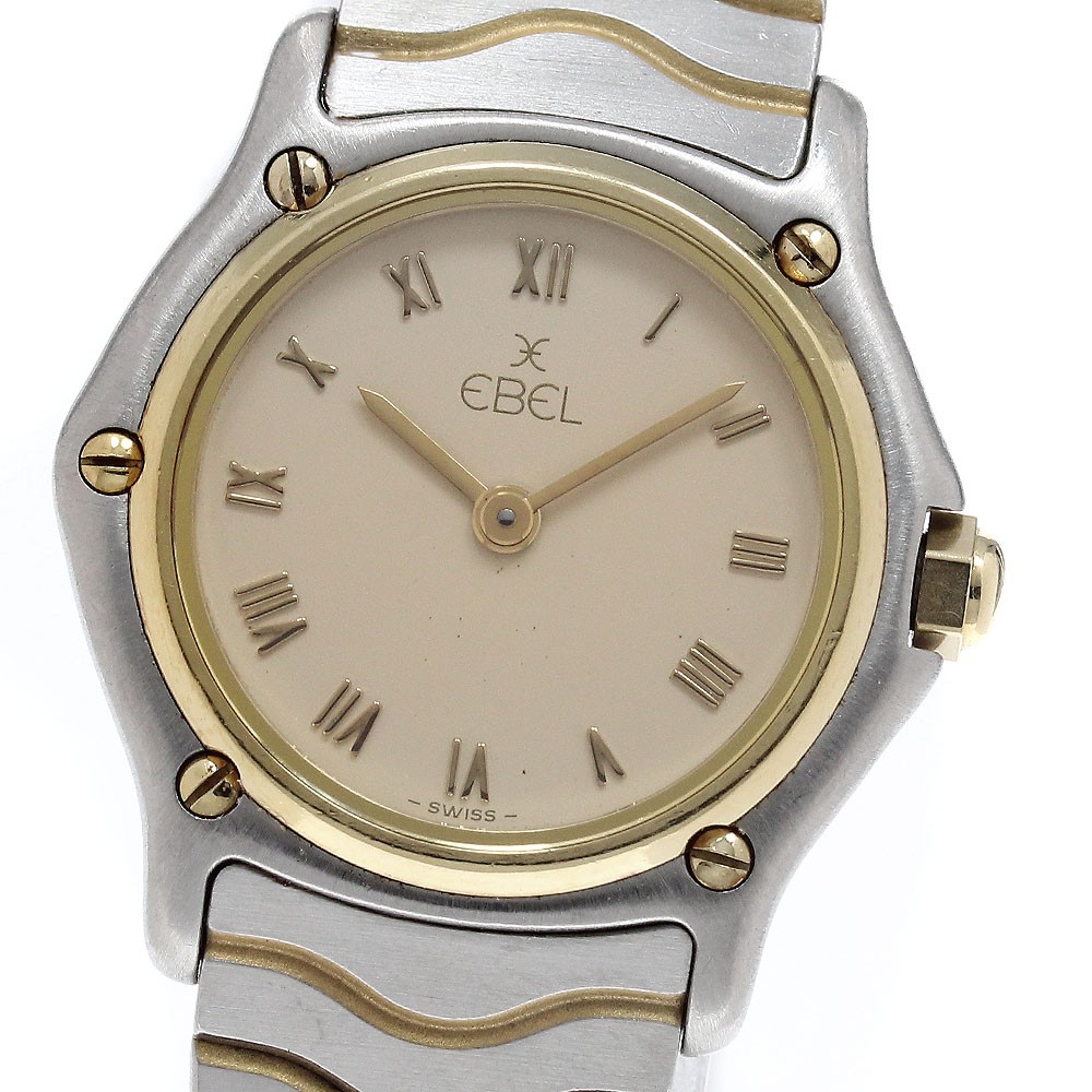 EBEL Classic wave 1057901 beige Dial Quartz Ladies Watch_968204