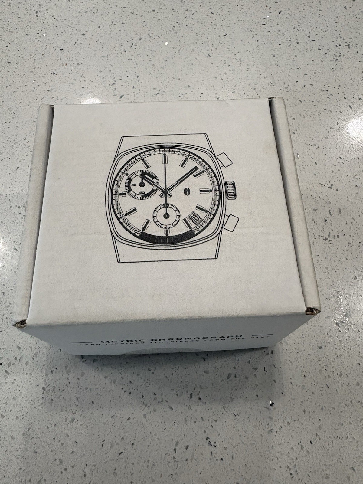 Brew Metric Chronograph Retro Green Dial Chronograph Preowned GOOD Condition