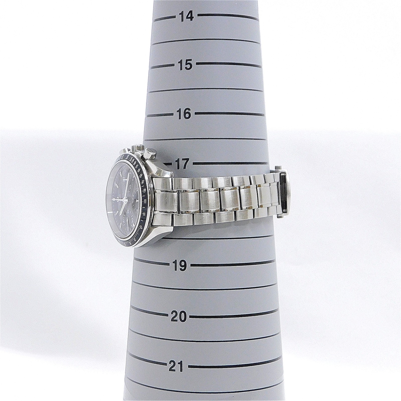 OMEGA Speedmaster Date 323.30.40.40.006.001 S. Steel Auto Men’s Watch #1384B