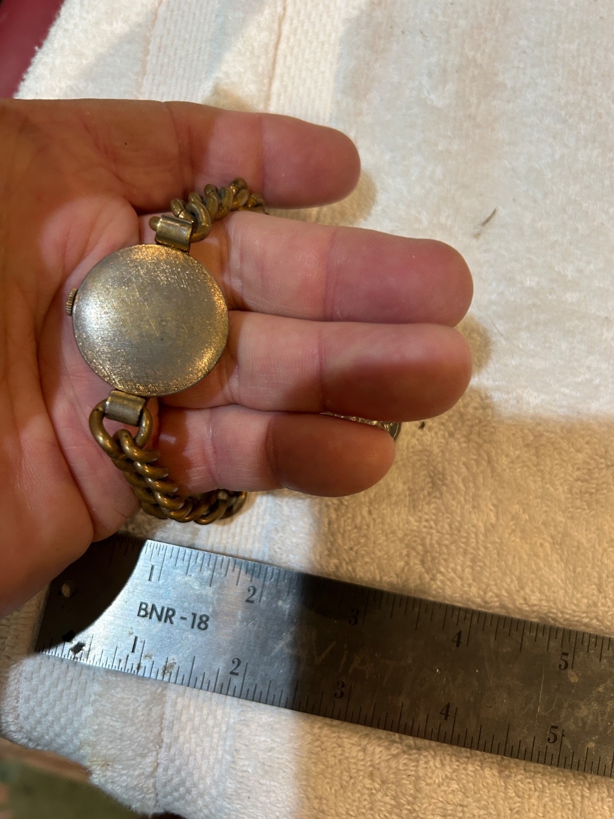Vintage Sheffield Watch Red Dial