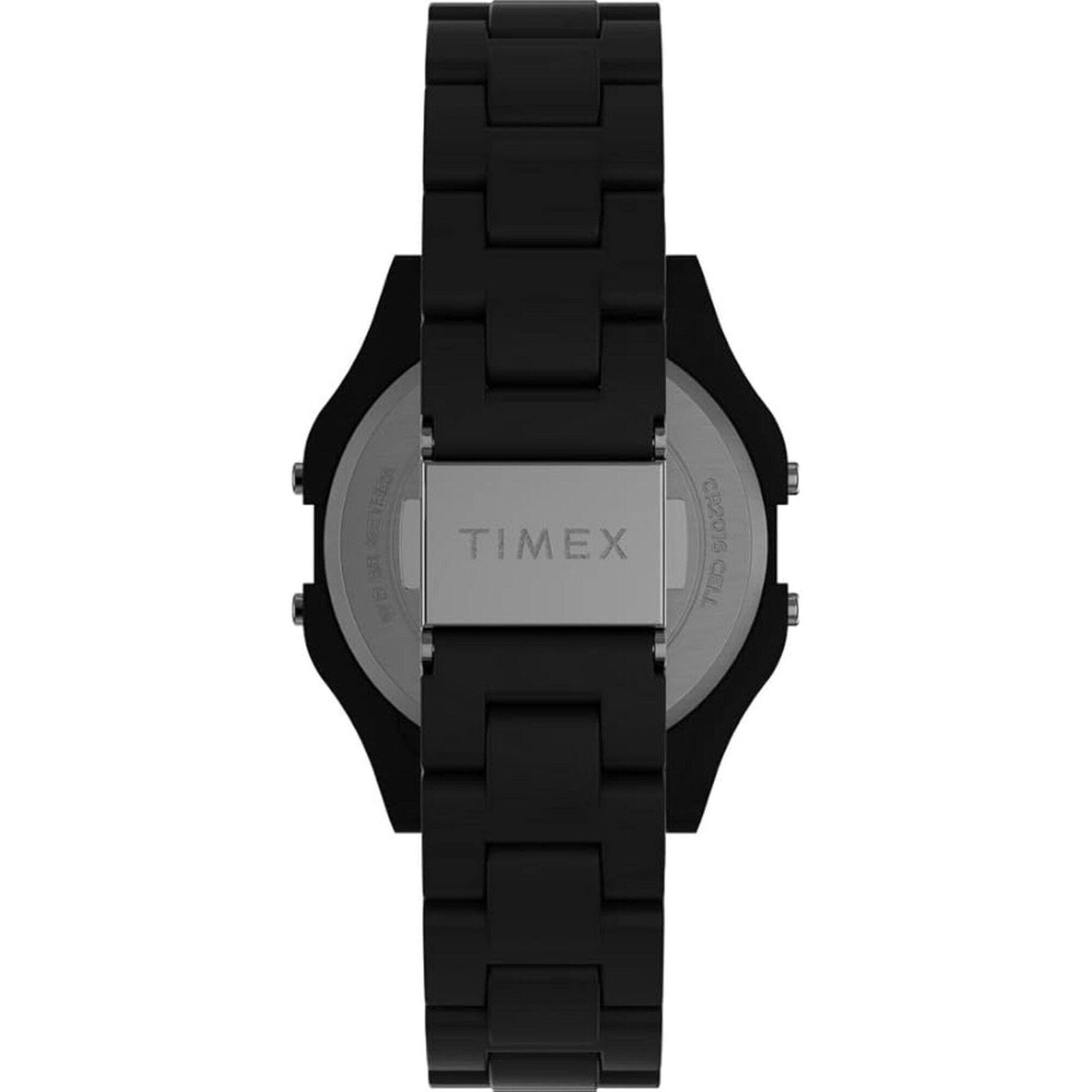 Timex Men’s Watch T80 Chronograph Digital Dial Black Resin Bracelet TW2V200009J