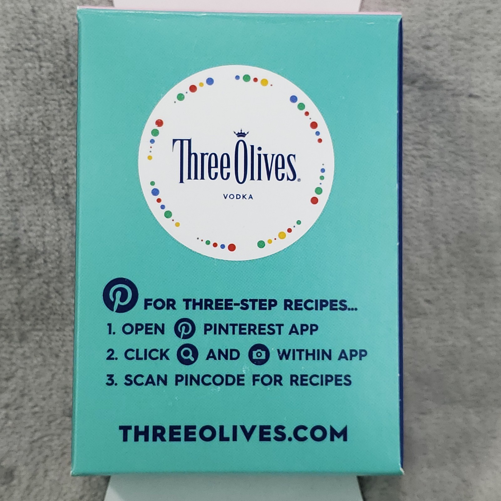 Three Olives Vodka Men Blue Silicone Stainless Steel Quartz 41mm Watch 7 3/4″