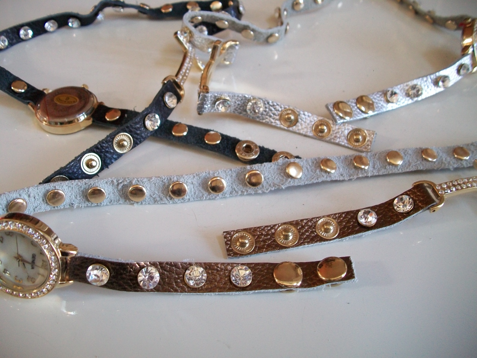 Women’s Rhinestone Cross Religious Wrap Around Bracelet Fashion Casual Watch