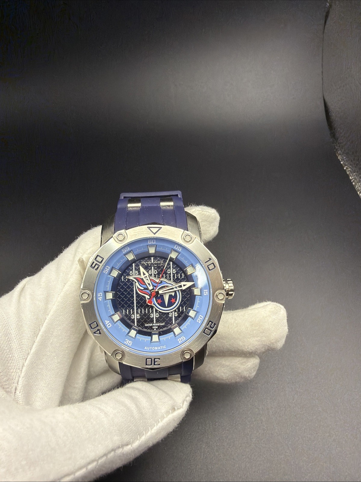 Invicta NFL Tennessee Titans Men’s AUTOMATIC Ref 32035 Rubber Strap Mint