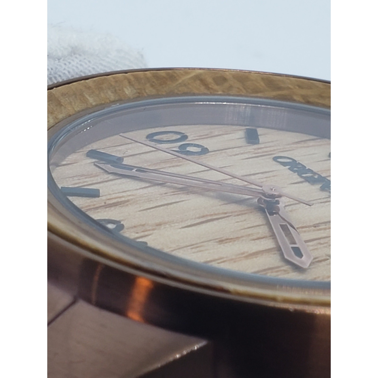 Original Grain Men’s Stainless Steel Wood Watch 47mm Barrel