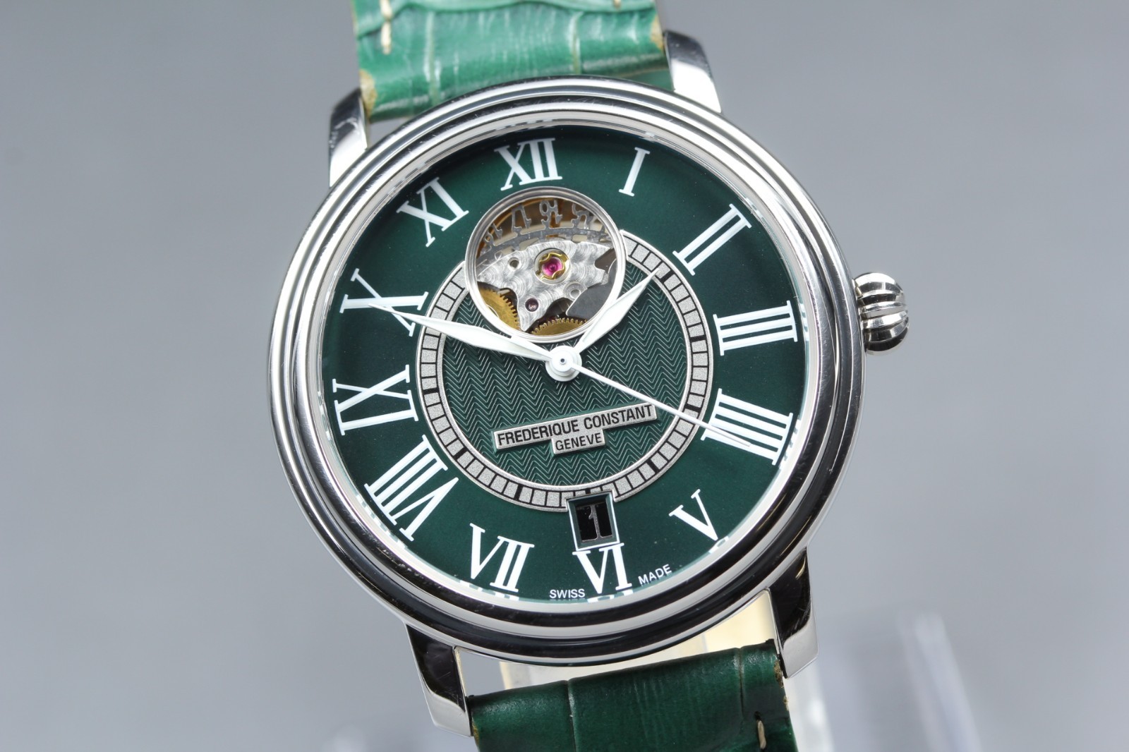 Frederique Constant FC-315DGS3P6 Limited Heart Beat Green Auto NEAR MINT w/ Box