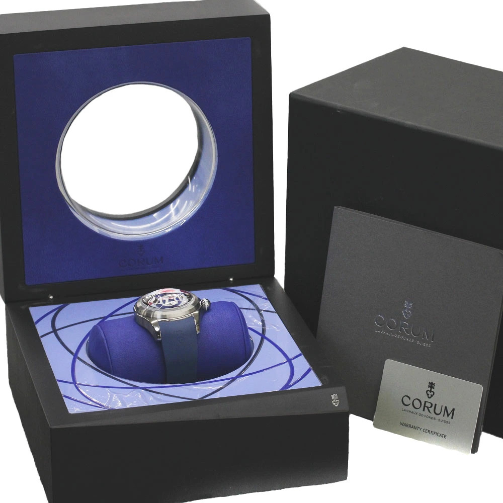Corum Big Bubble 52 Flag 403.101.04 Automatic 52mm Box Papers Blue;White;Red