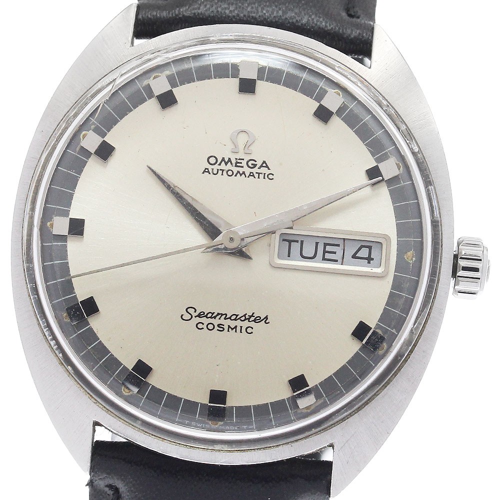 OMEGA Seamaster Cosmic 166036-TOOL107 Day date Silver Dial AT Men’s_959532