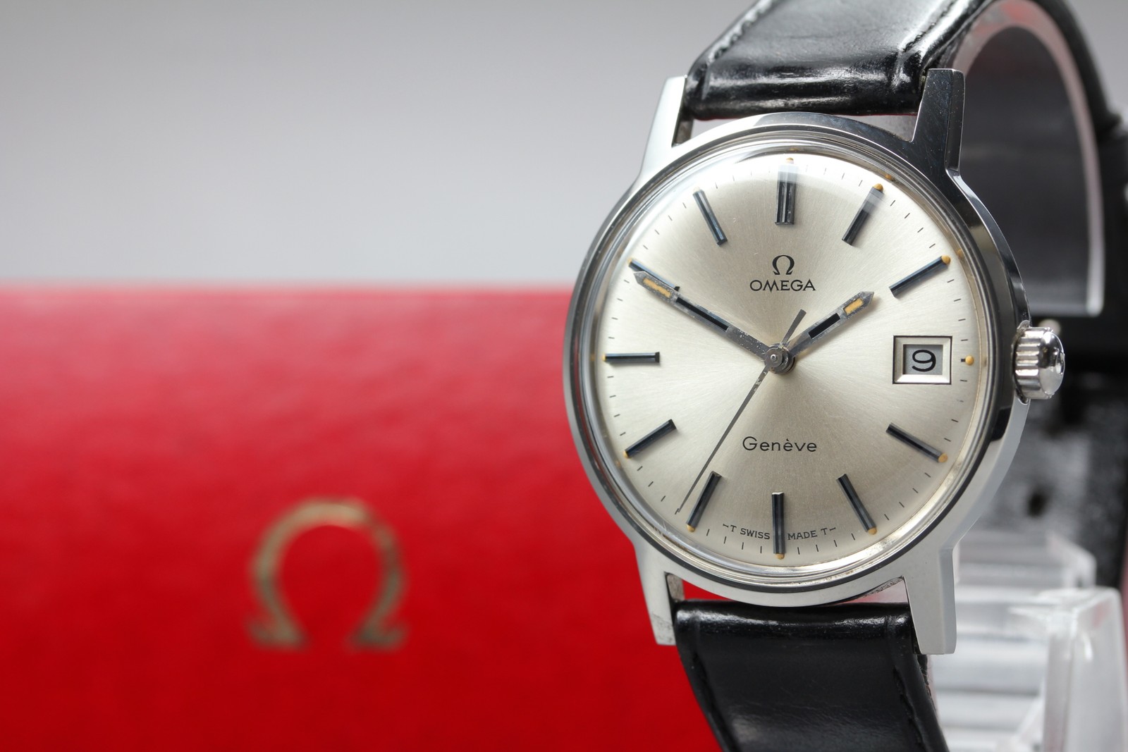 [Near MINT / Box] OMEGA Geneve Cal.613 Manual Winding Date Men’s From JAPAN