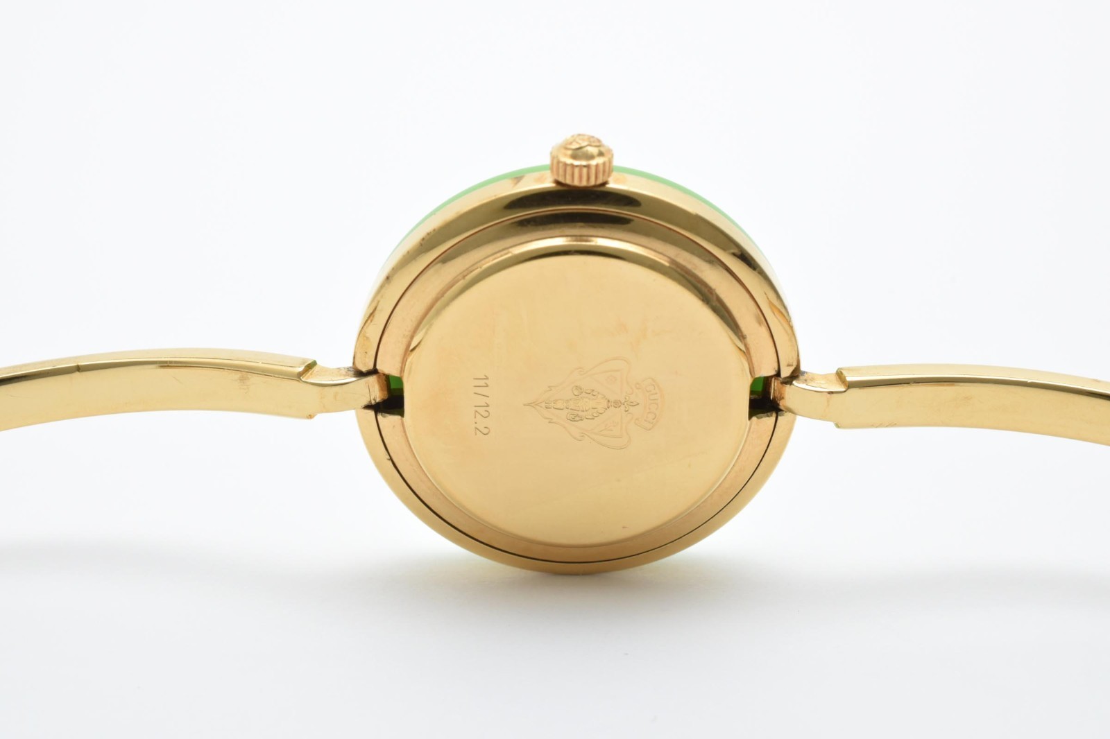 【NEAR MINT w/Box】GUCCI Change Bezel 11/12.2 12 Colors White Women’s Watch JAPAN