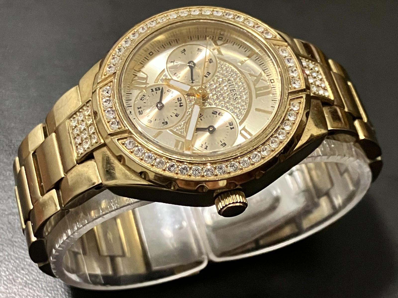 GUESS VIVA W0111L2 Gold Crystal Women’s Ladies Quartz Watch