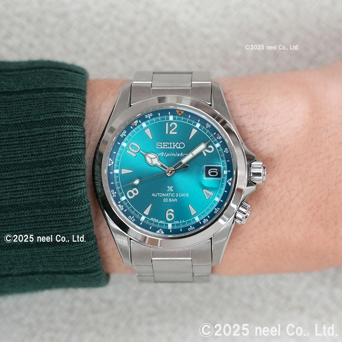 SEIKO PROSPEX SBDC207 Teal Blue Sapphire Unisex Watch New in Box