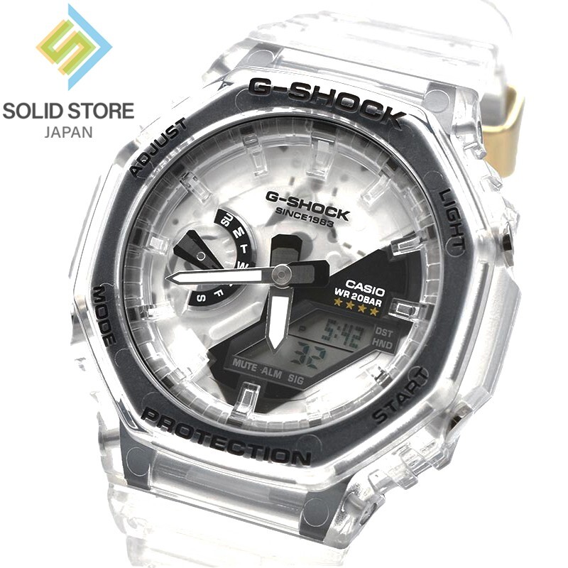CASIO G-SHOCK GA-2140RX-7AJR 40th Anniversary CLEAR REMIX Limited Watch 45.4mm