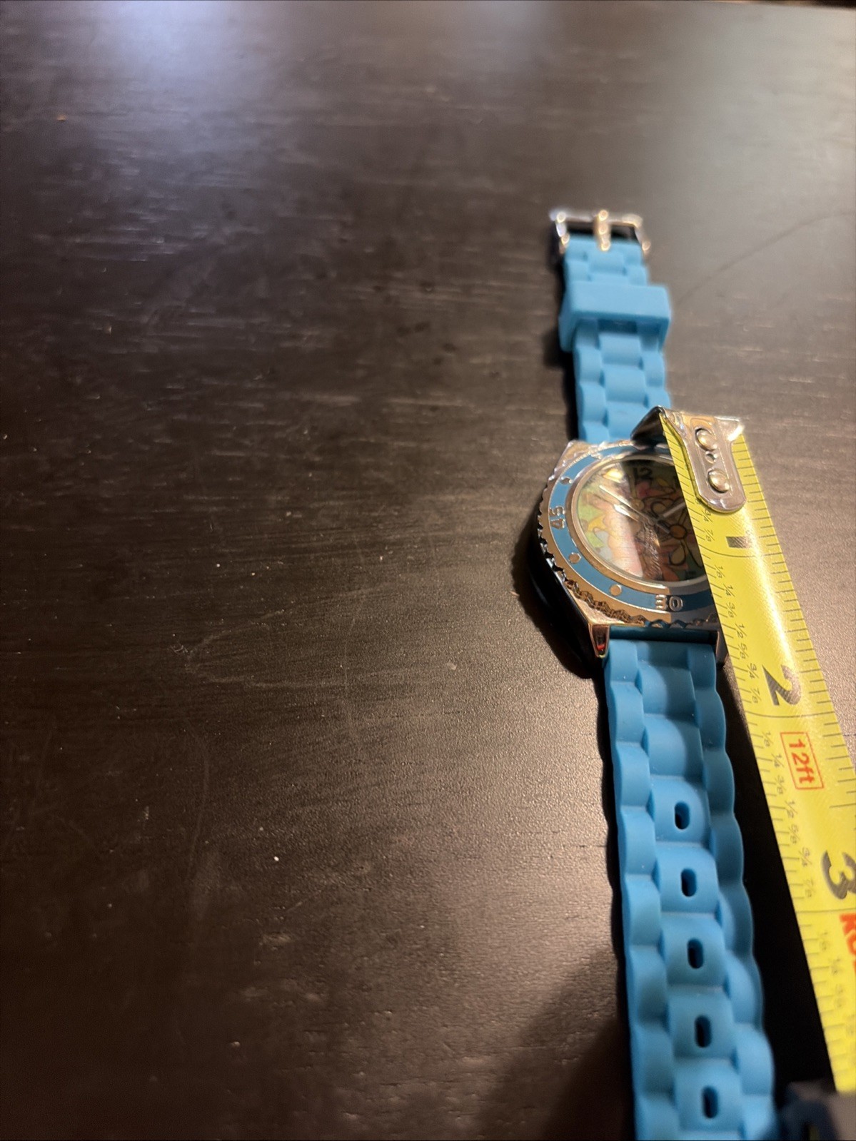 Boho Sophie Quartz Ladies Watch Gold Tone Prism Flower Round Face Turquoise Band