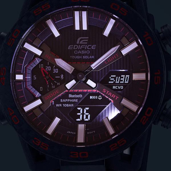 CASIO EDIFICE ECB-2000YPB-1AJF Sospensione Solar Bluetooth Chronograph Black Men