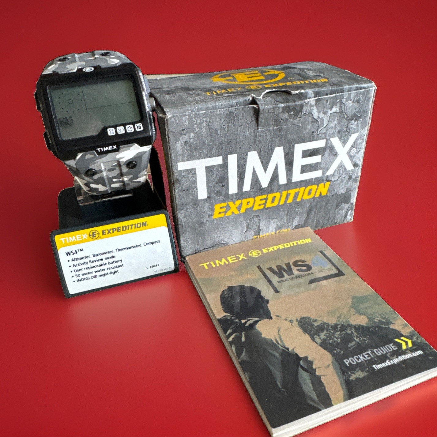 TIMEX military watch 49841 WS4 EXPEDITION Camouflage NEW OLD STOCK!