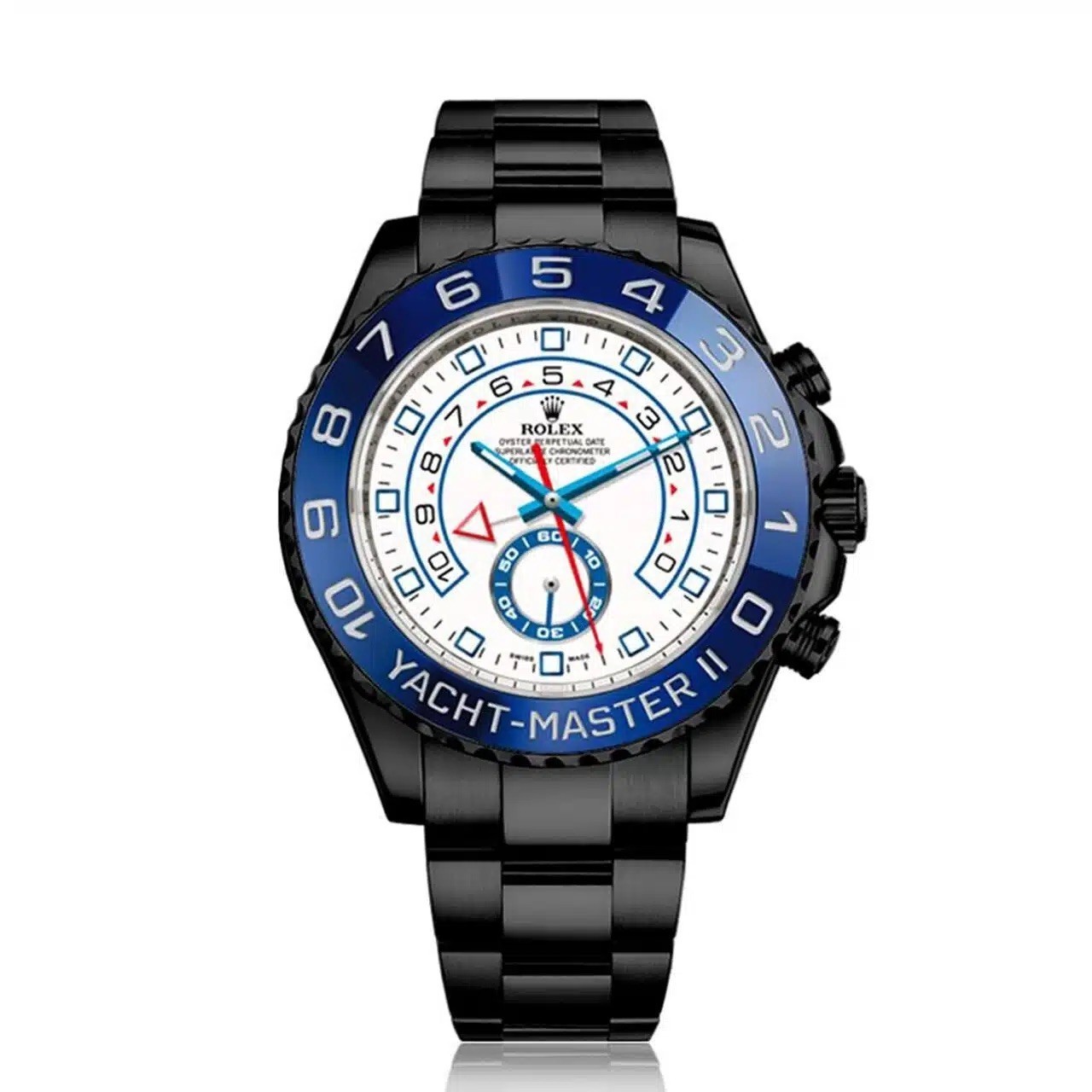 Rolex Yacht-Master 44mm 116680 PVD/DLC Coated Stainless Steel Black Watch