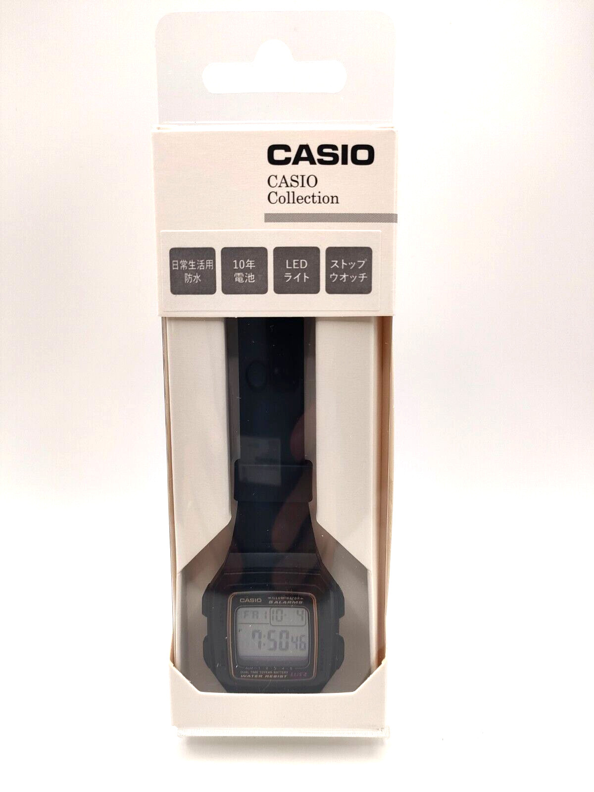 CASIO Collection F-201WA-9AJH Standard Classic Digital Watch Minimal Design