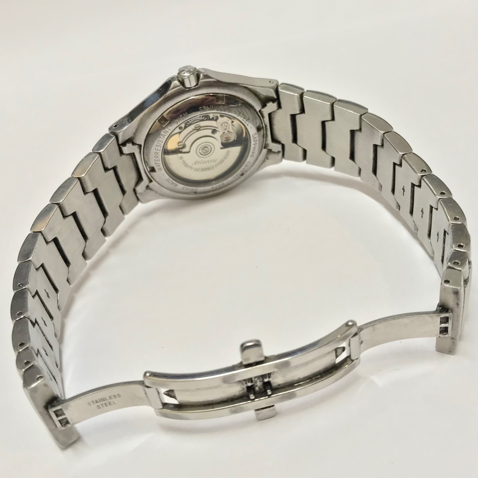 ATLANTIC 8075 Mariner Automatic Mens Watch 37mm AUTOMATIC Bracelet