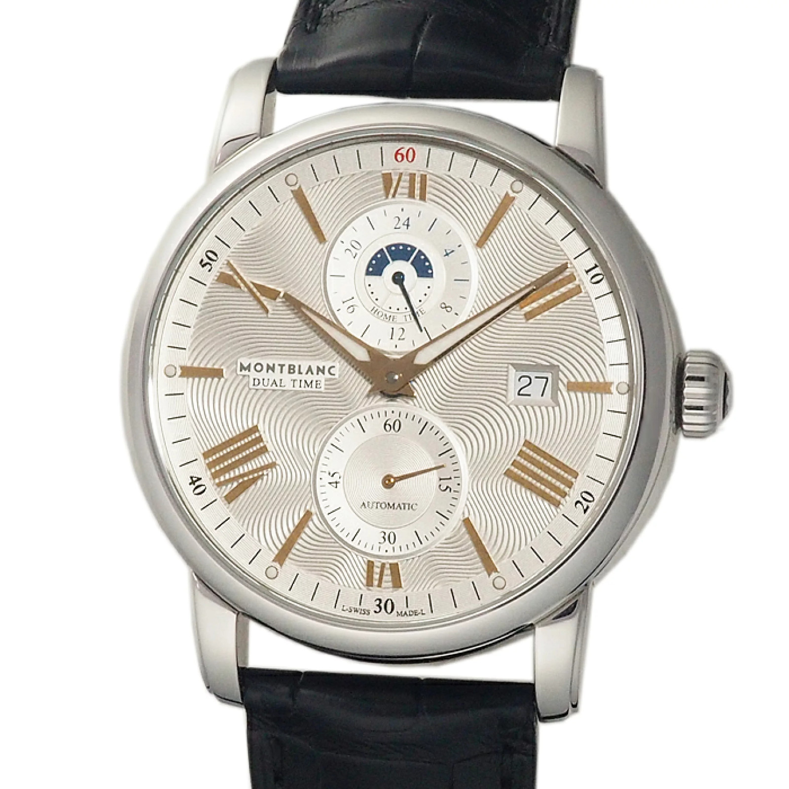 Montblanc 4810 Dual Time 114857 Automatic Silver Dial 42mm 34 Jewels Men’s watch