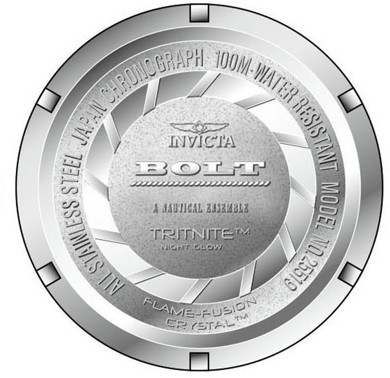 Invicta Bolt ACE Men’s Quartz (VD54) Watch – 52mm – Steel/Gold 25519 NIB