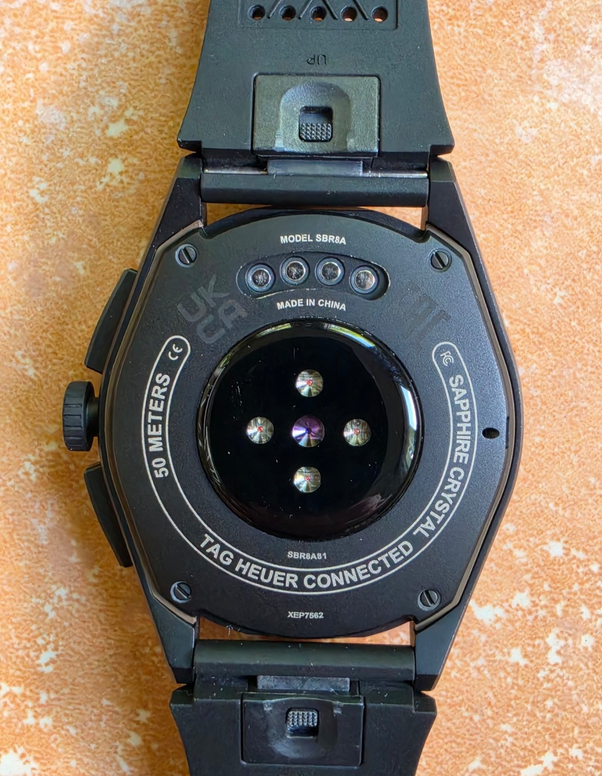 TAG Heuer SBR8A81.BT6261 Calibre E4 Connected Golf Edition Watch Black Rubber