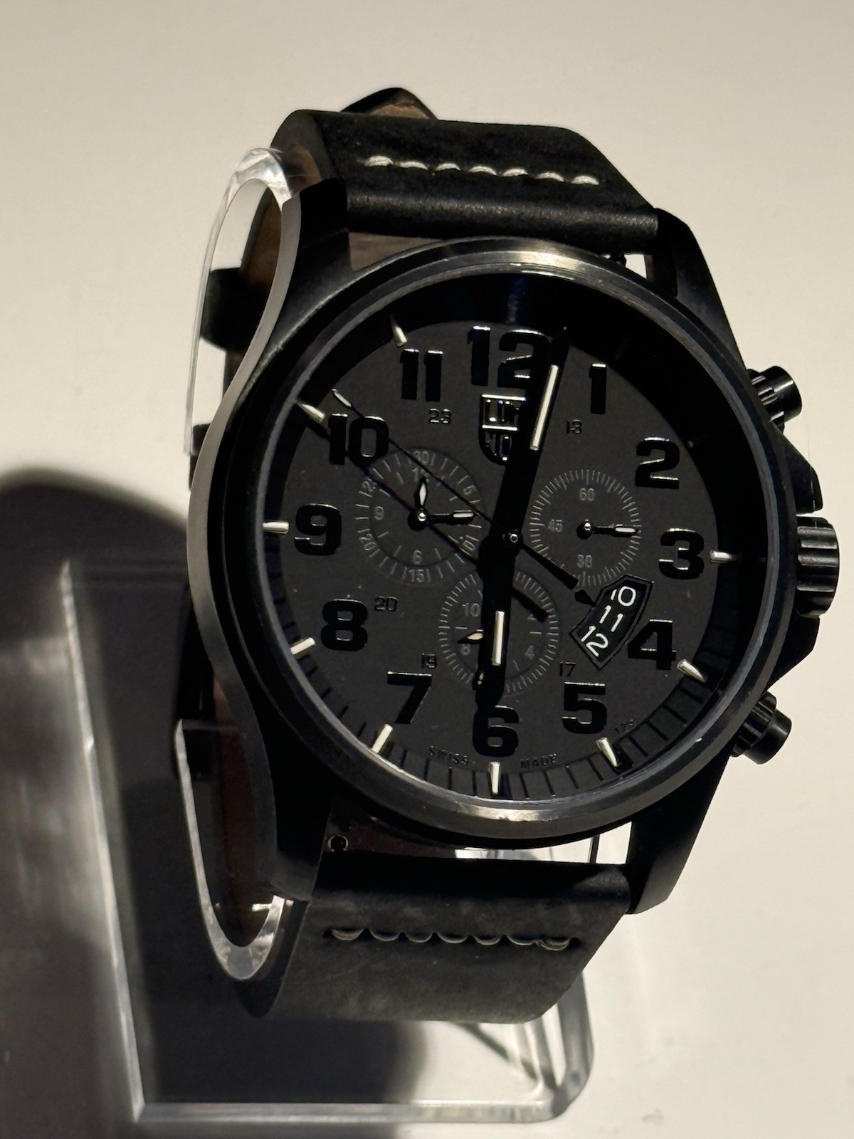 Luminox XL.1881.BO Atacama Chrono 42mm Steel Quartz 1840 series Leather band