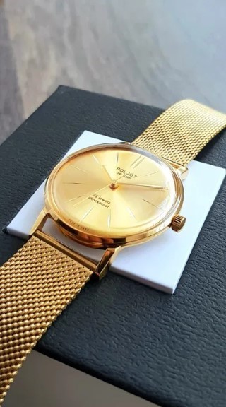 Vintage Poljot De Luxe USSR Mechanical Watch – Caliber 2209, 23 Jewels, Serviced