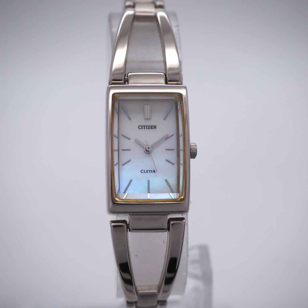 Citizen CLETIA Womens Watch Shell Dial Analog Timepiece wrist 15cm/5.9in