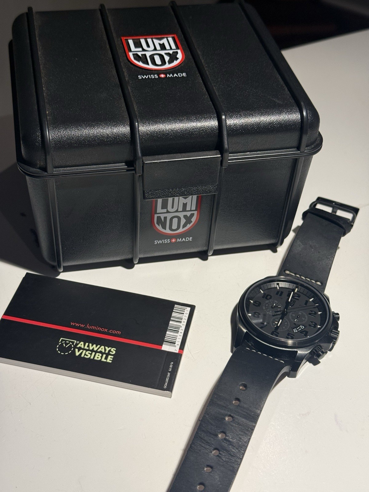 Luminox XL.1881.BO Atacama Chrono 42mm Steel Quartz 1840 series Leather band