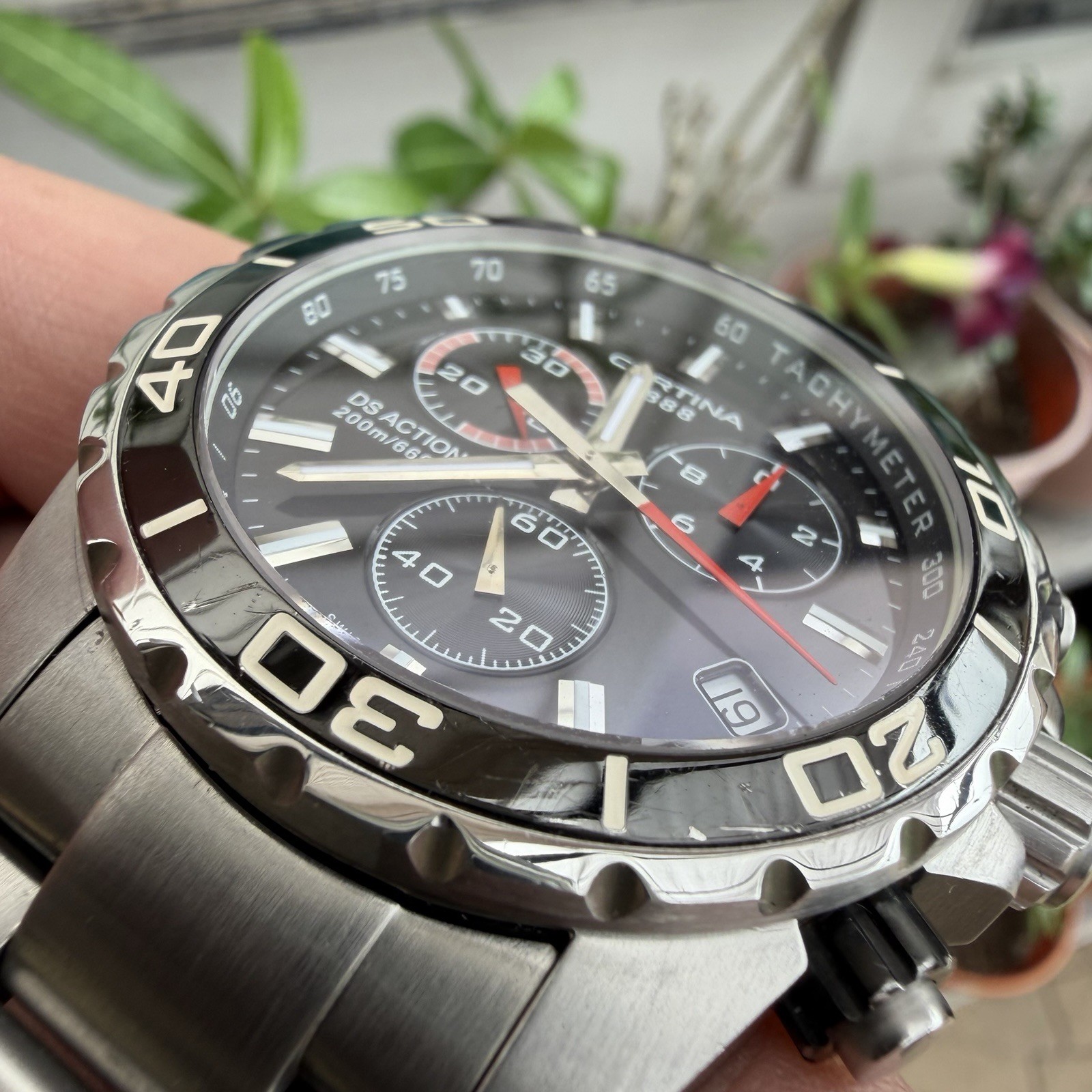 CERTINA DS Action 200m/660ft Chronograph StainlessSteel Quartz Men’s Diver Watch
