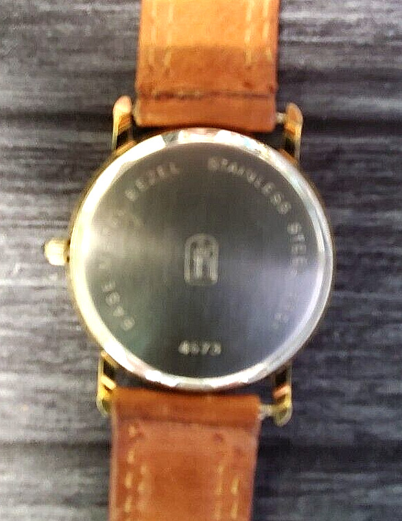 Rare Vintage Jules Jurgensen Gold Men’s 4673 Champaign Quartz Date Wristwatch!