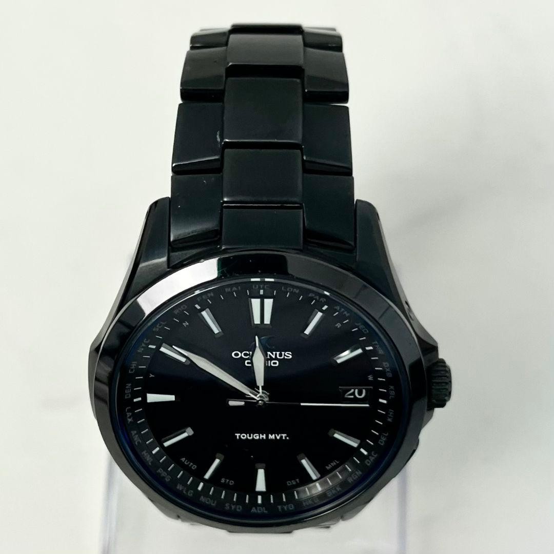 CASIO OCEANUS OCW-S100B Black Titanium Tough Solar Radio Multiband 6 Men Japan