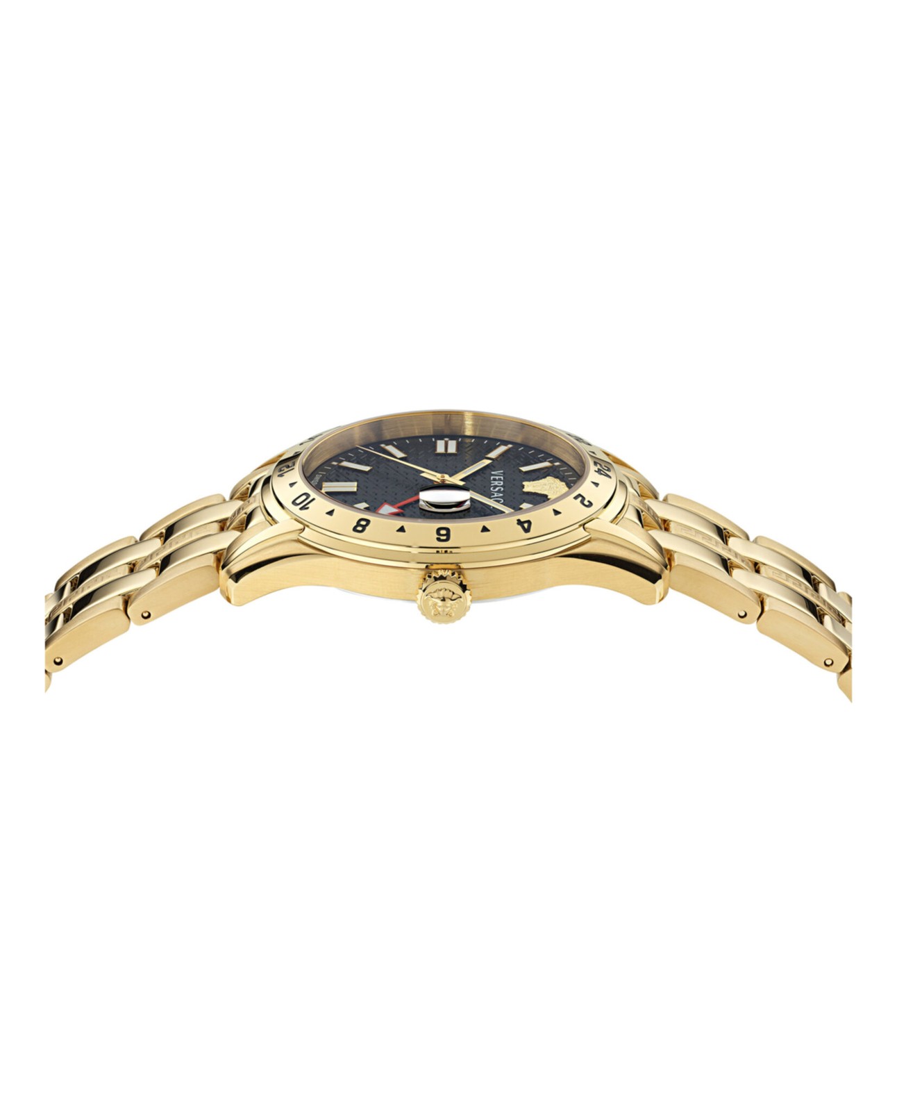 Versace Mens Greca Time Gold 41mm Bracelet Fashion Watch