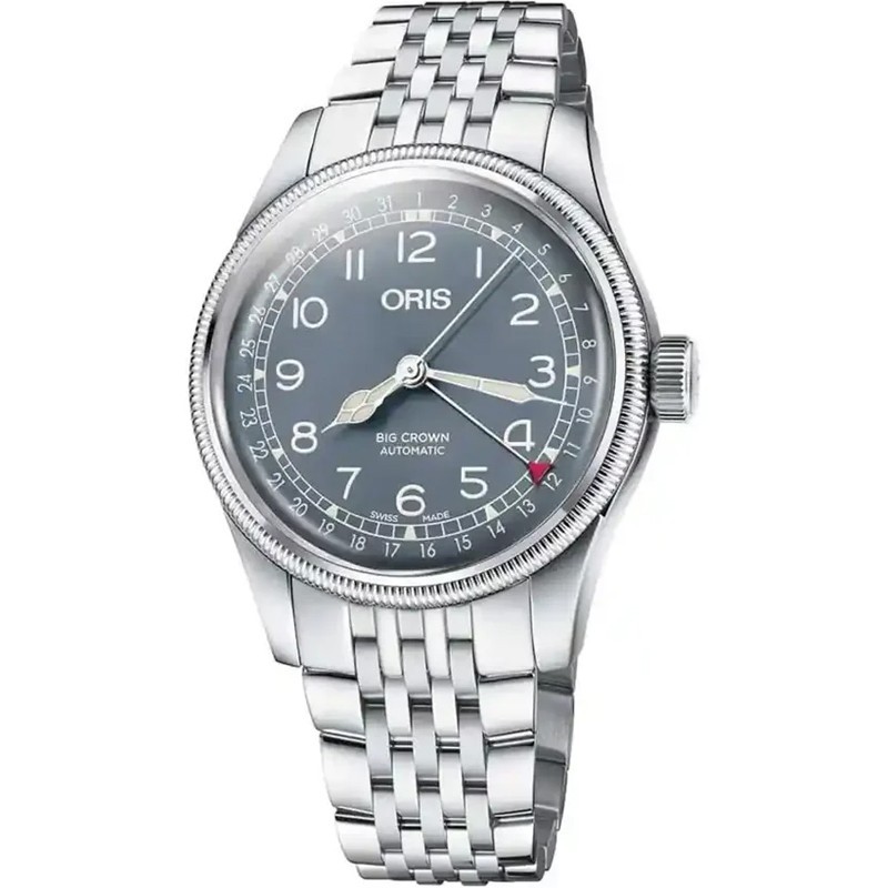 Oris Big Crown Pointer 40mm Steel Mens Watch 01 754 7785 406507 8 20 02 G1N