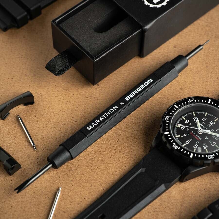 MARATHON X BERGEON SPRING BAR TOOL for easy wristwatch strap change — NEW