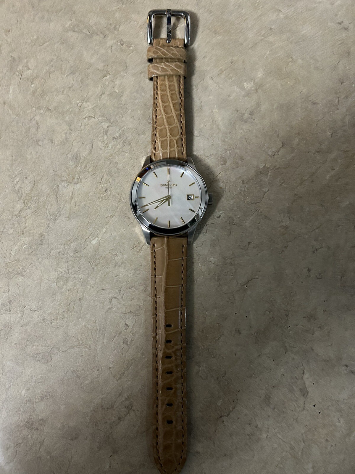 Comelsky By Shinola Ladies Watch With Genuine Alligator Leather Strap