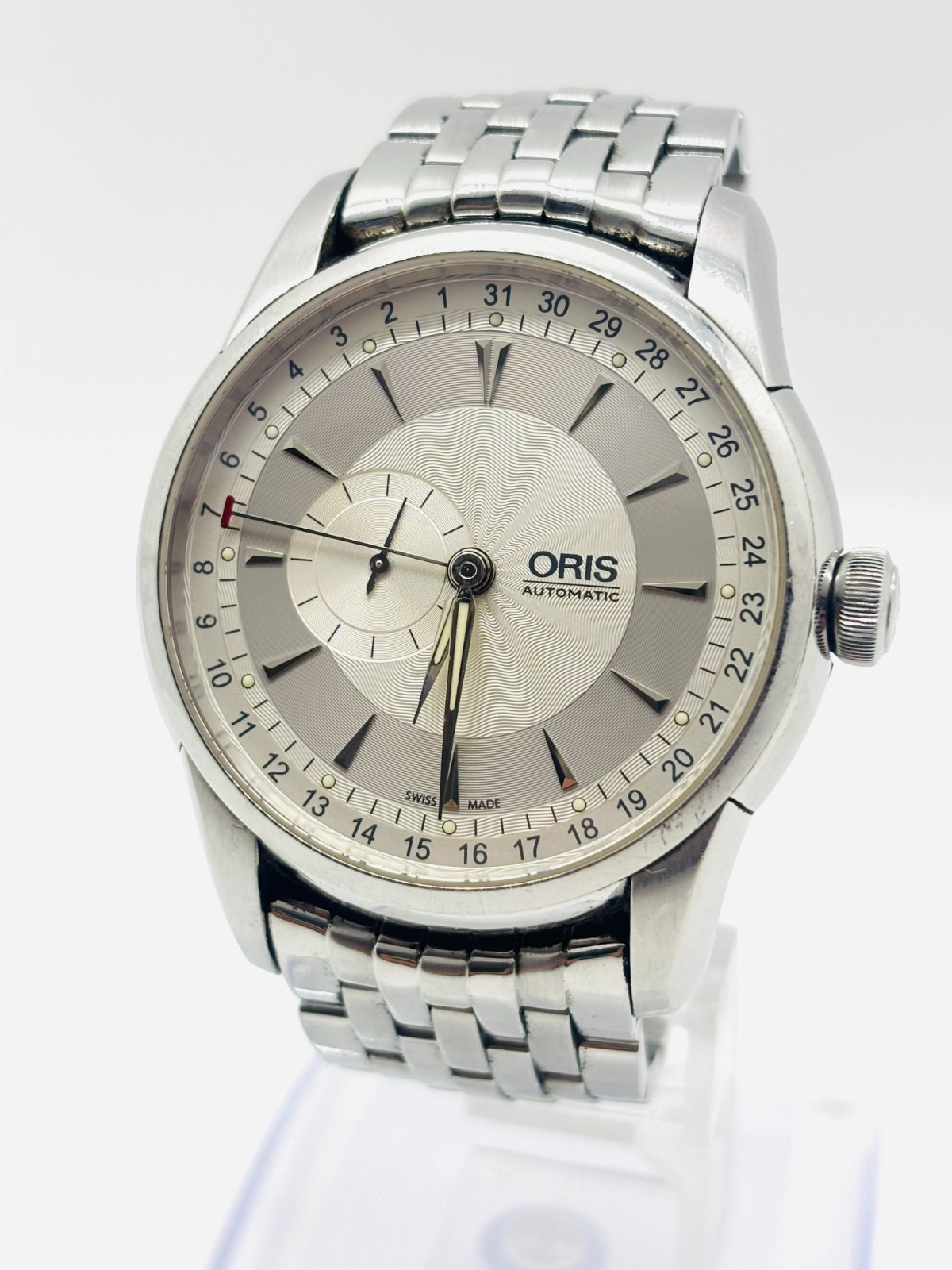 [Near Mint] Oris 7597 Automatic Men’s Watch Silver Dial Swiss Made Japan Used