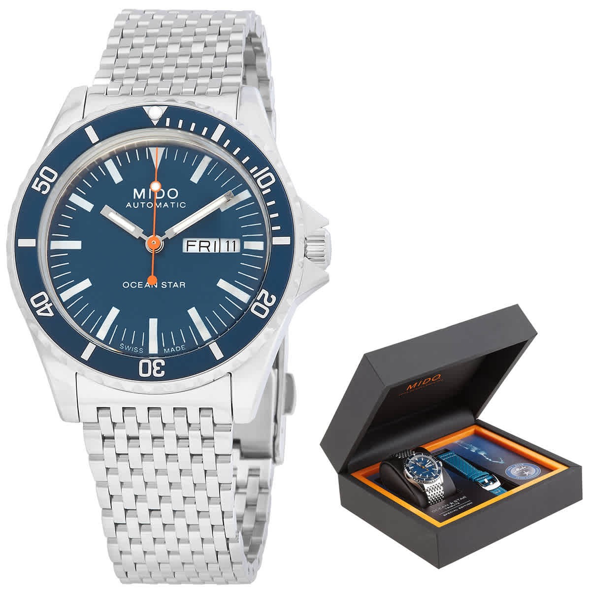 Mido Ocean Star Automatic Blue Dial Men’s Watch M0268301104100