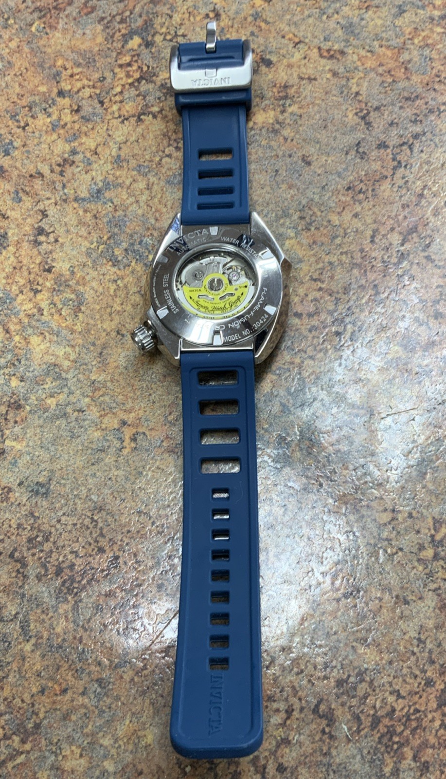 Invicta Grand Diver Automatic Men’s Watch – 47mm Blue Orange Pepsi Bezel 30424