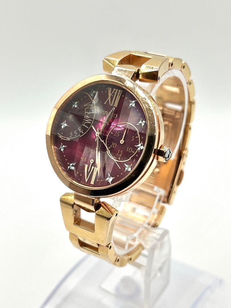 SEIKO WIRED 5Y66-0AM0 Women’s Quartz Watch Used