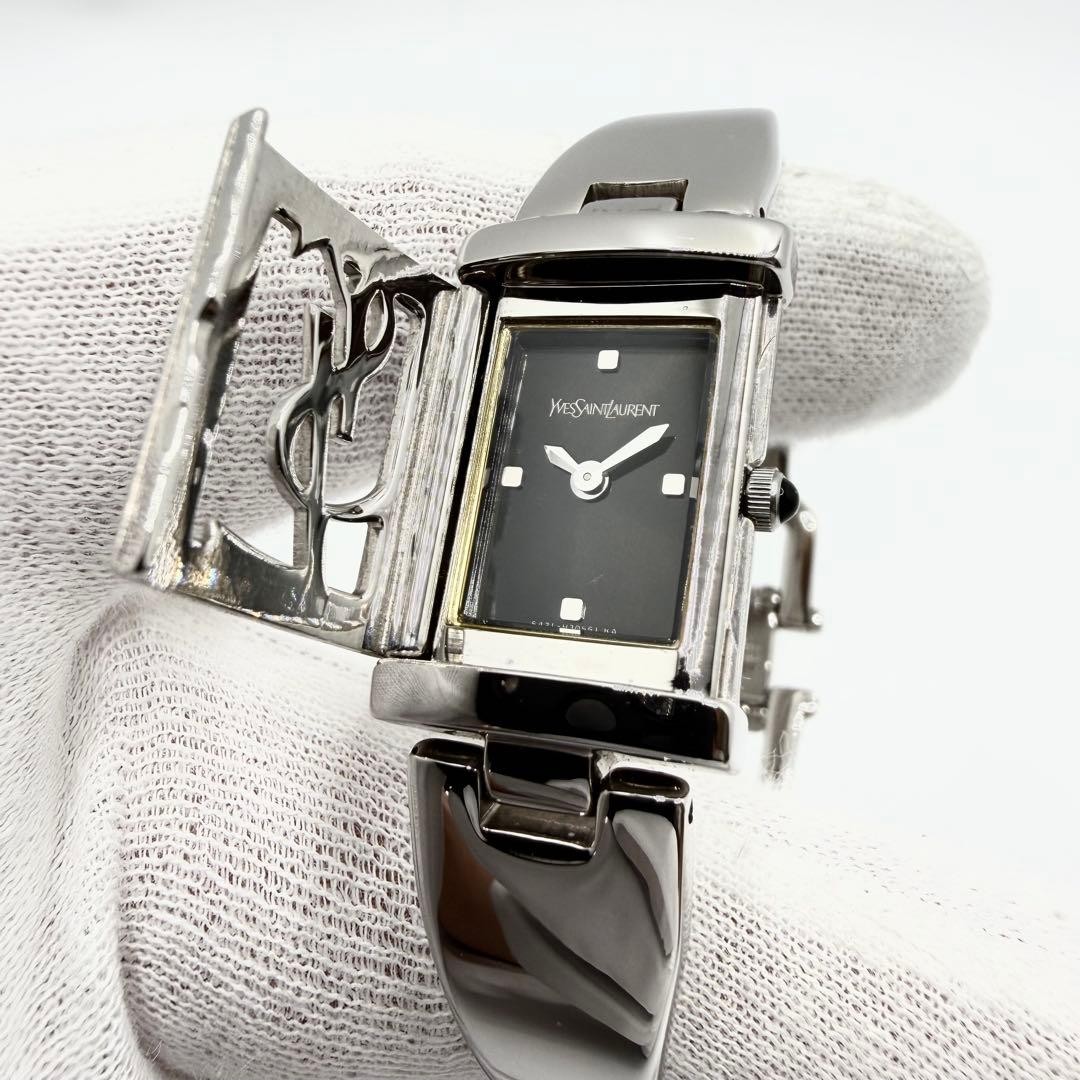 Yves Saint Laurent Quartz Silver Dial Wristwatch