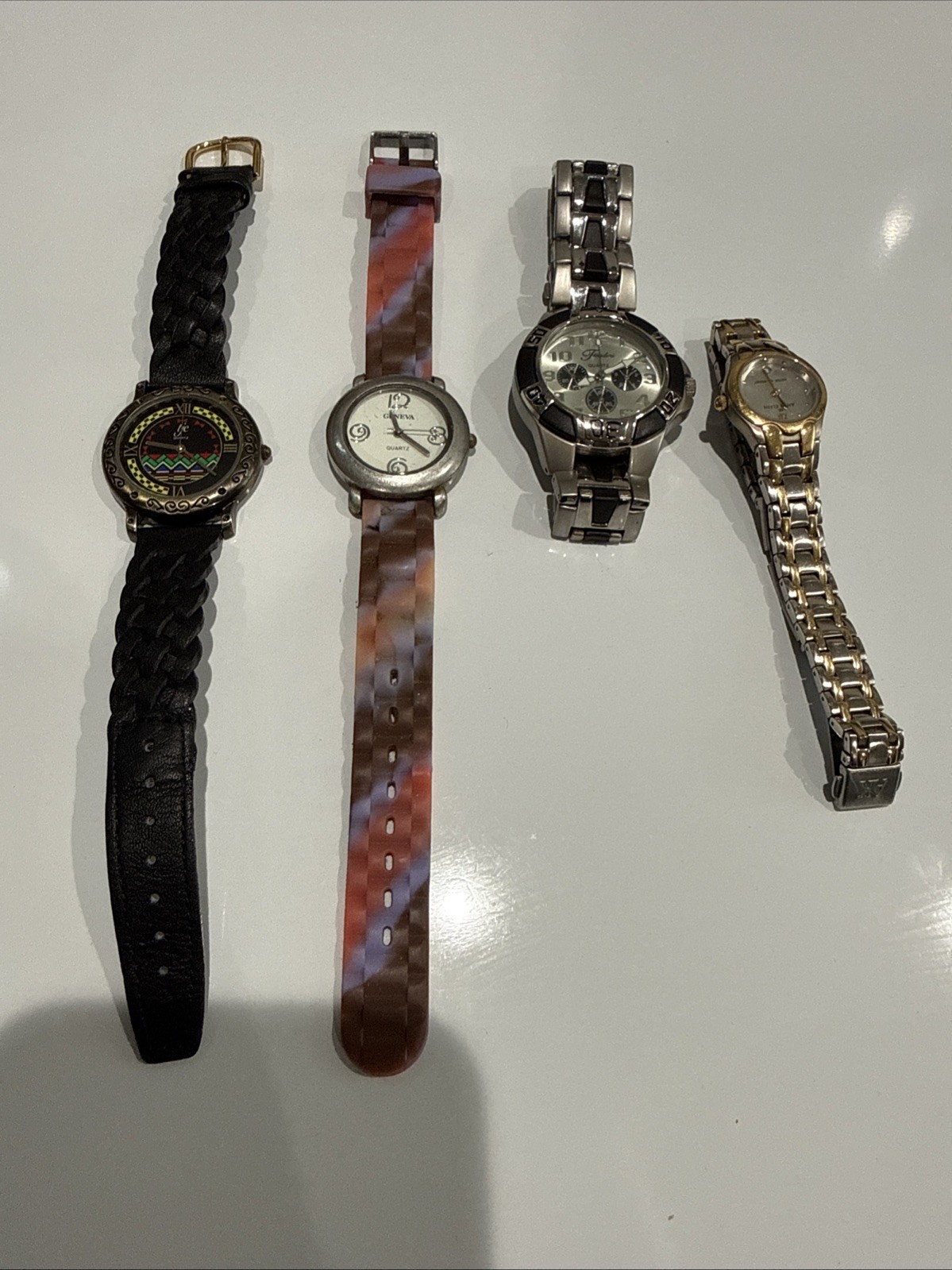 Vintage Quartz Watch Lot – 4 Wristwatches – Mixed Styles