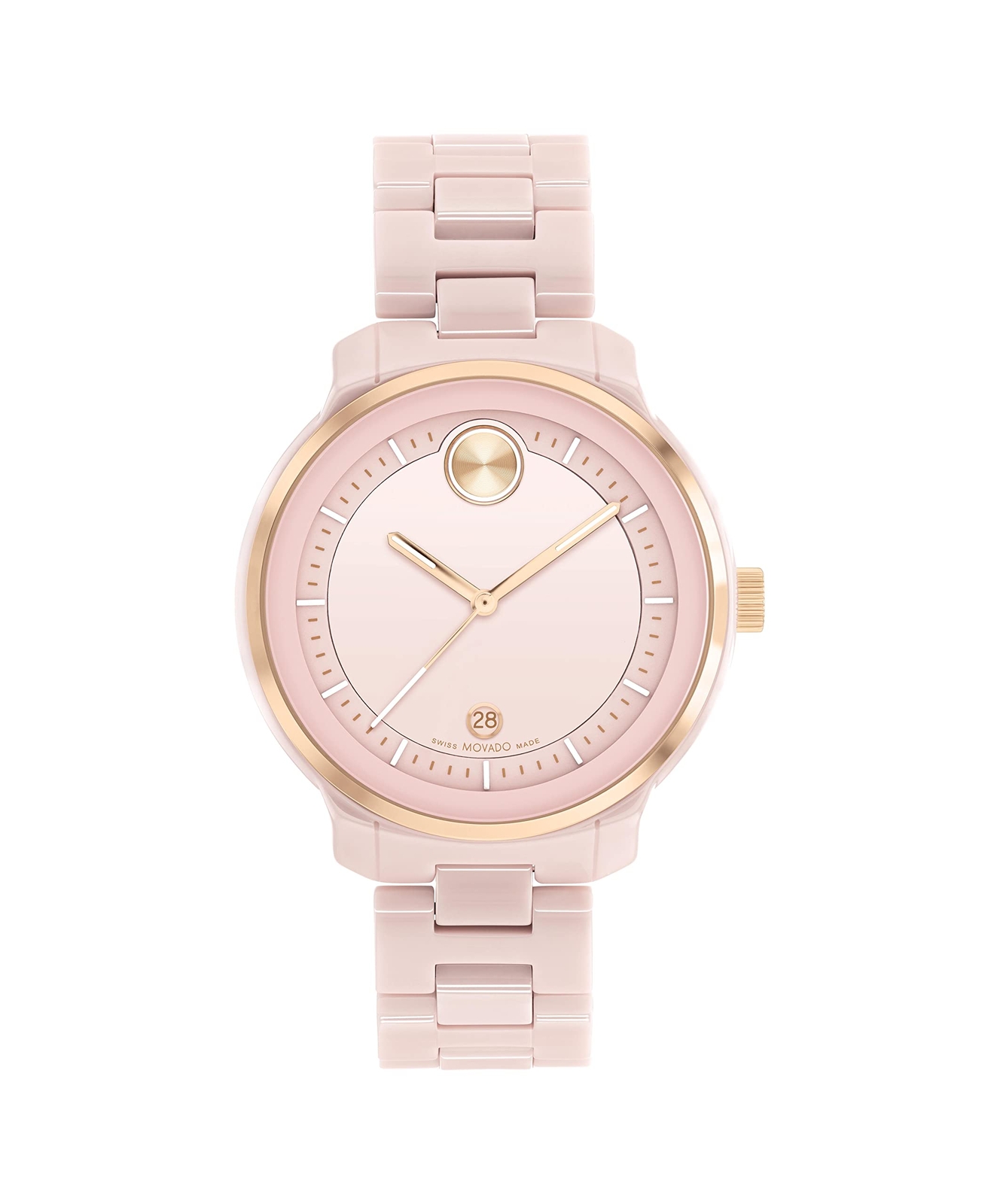Movado Bold Verso Watch for Women – Swiss Quartz 3H Movement, Ceramic 3600935