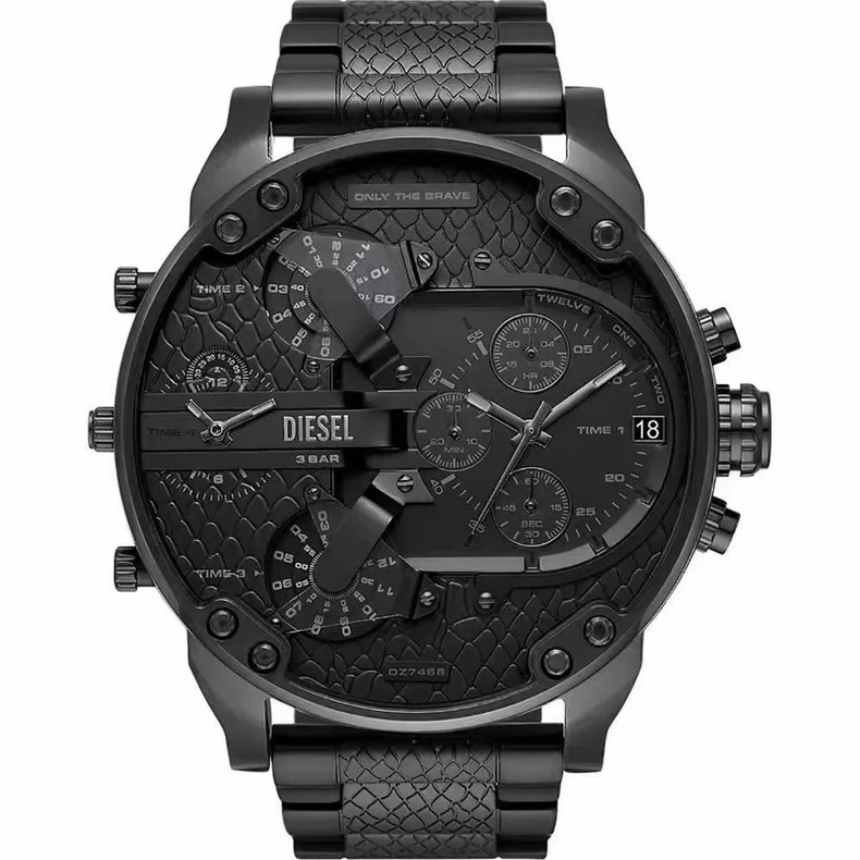 Diesel new genuine DZ7396 Mr Daddy 2.0 Chronograph Stainless steel watch 57mm