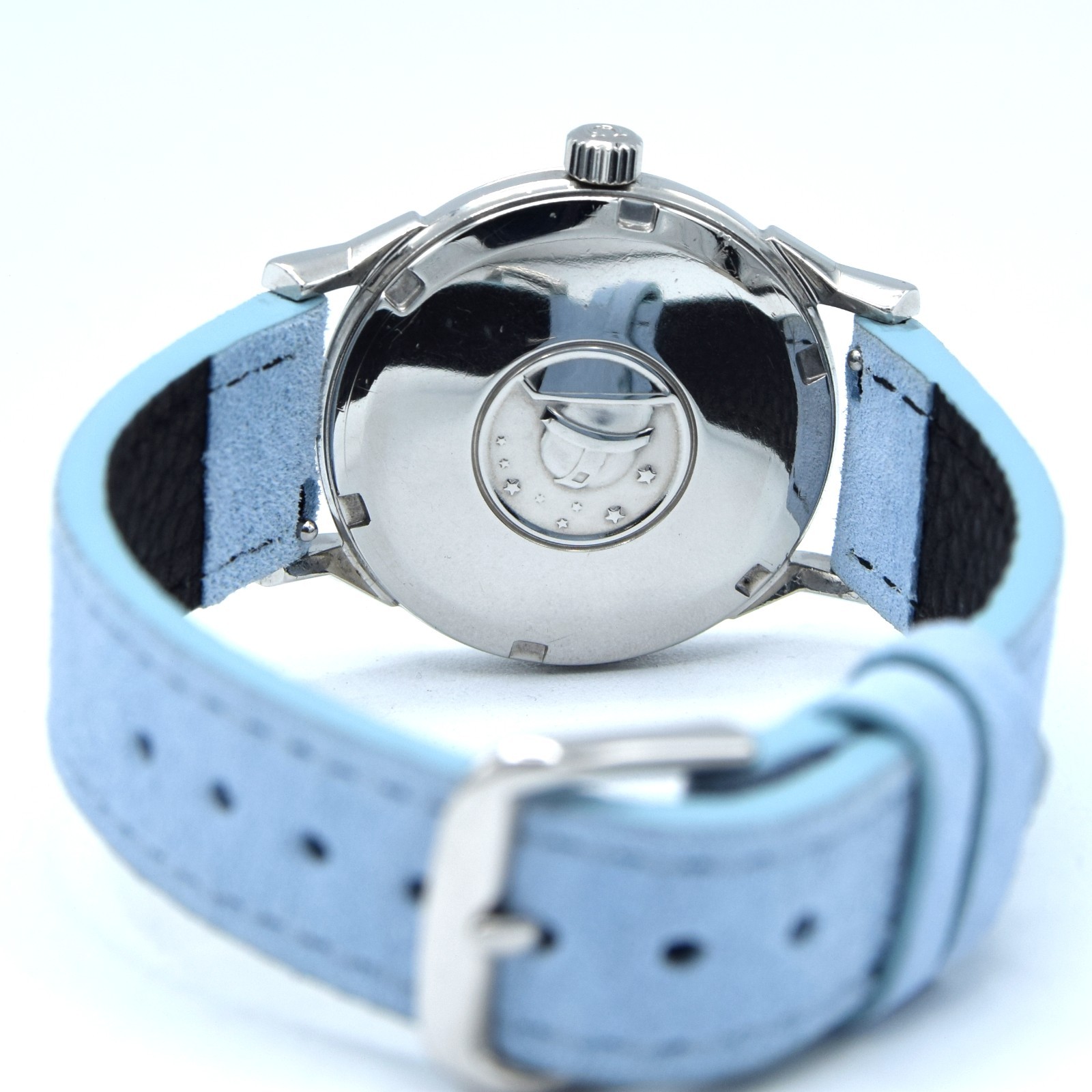 1963 Omega Sharp Constellation Date 168.005 Automatic Chronometer onyx batons –